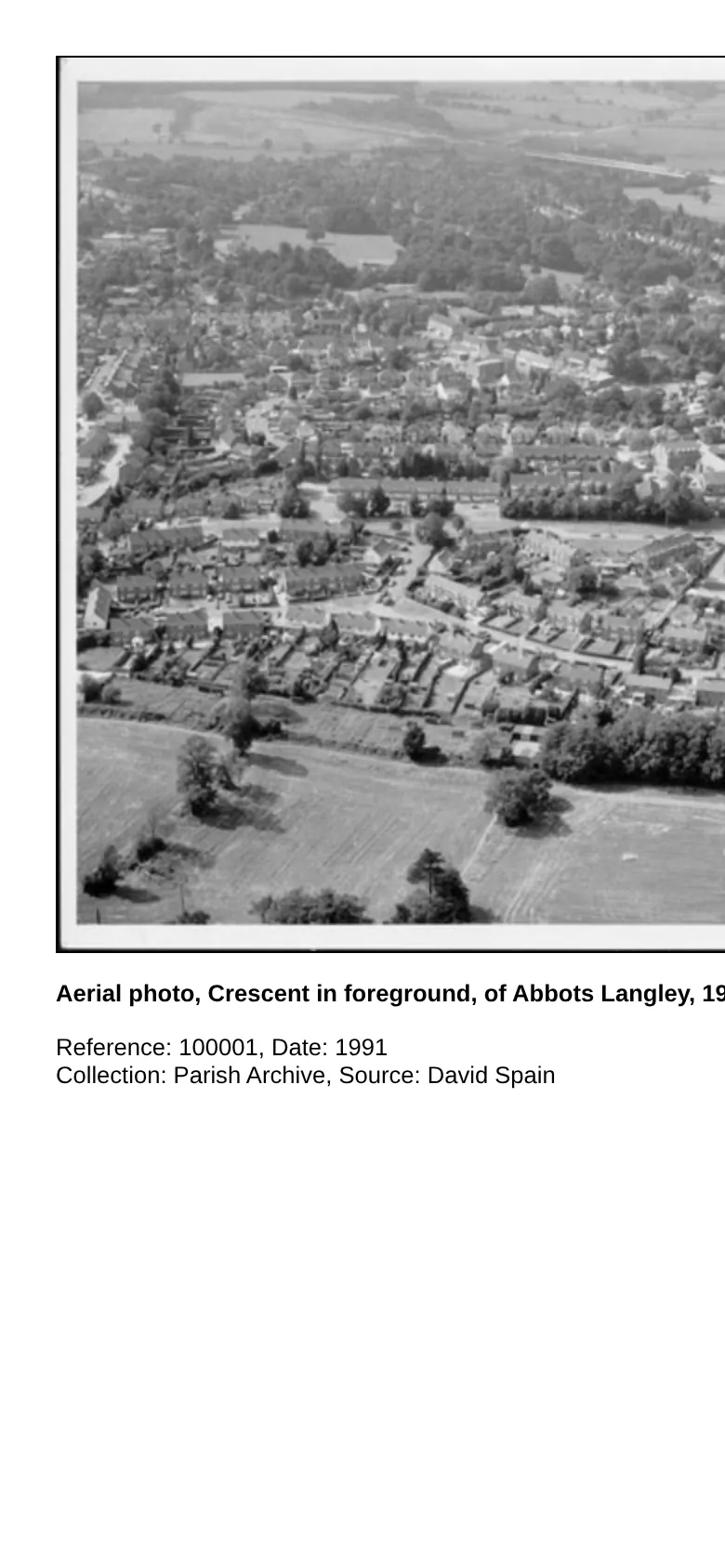 The original photo page on a phone: the picture and title run off the right edge.
